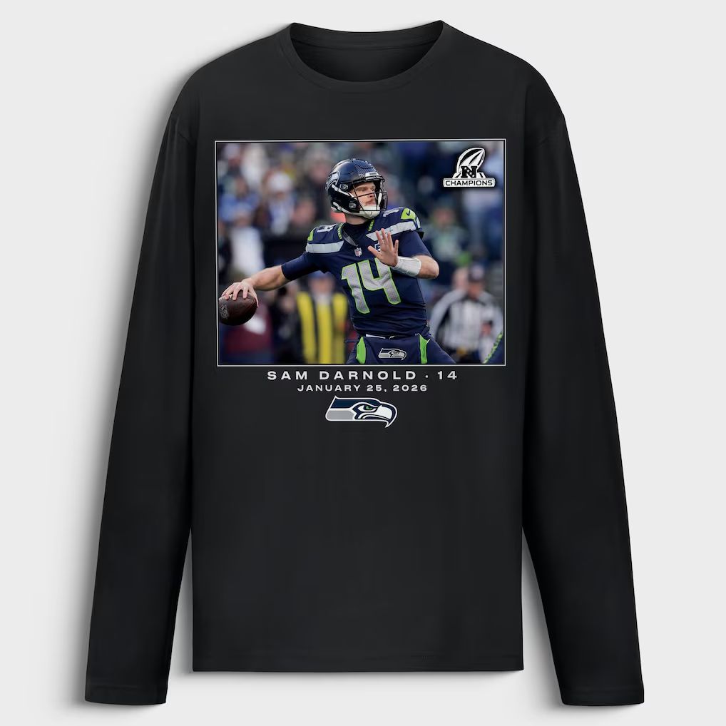 Men 2026 Nike NFL Seattle Seahawks  long sleeved T-shirt black 010->->Sports Accessory
